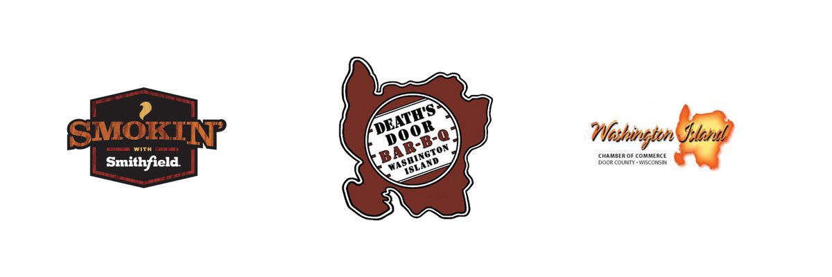 Smithfield Logo - Death's Door BBQ Logo - Washington Island Chamber Logo